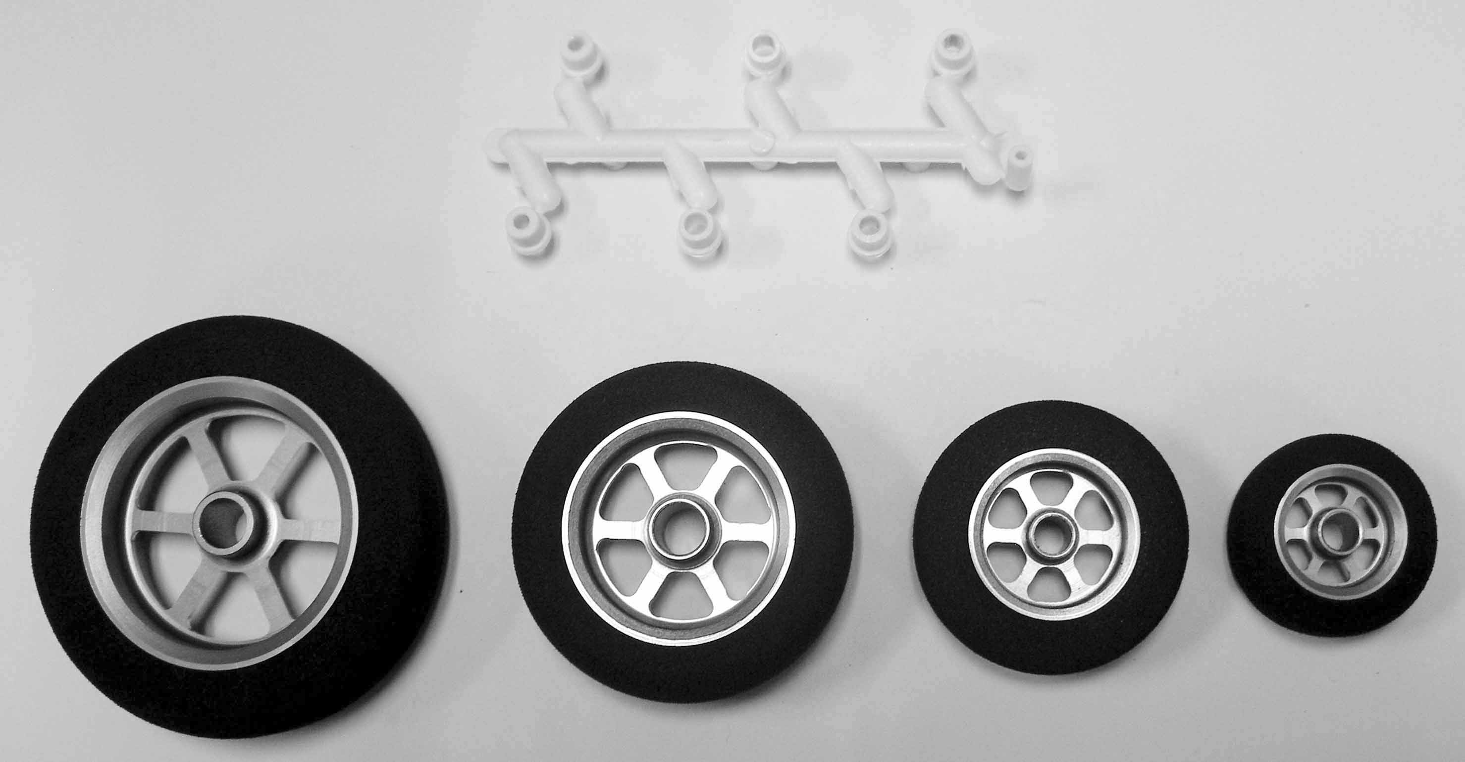 MPI Hobby AW250 Light Foam Wheel with Aluminum Hub