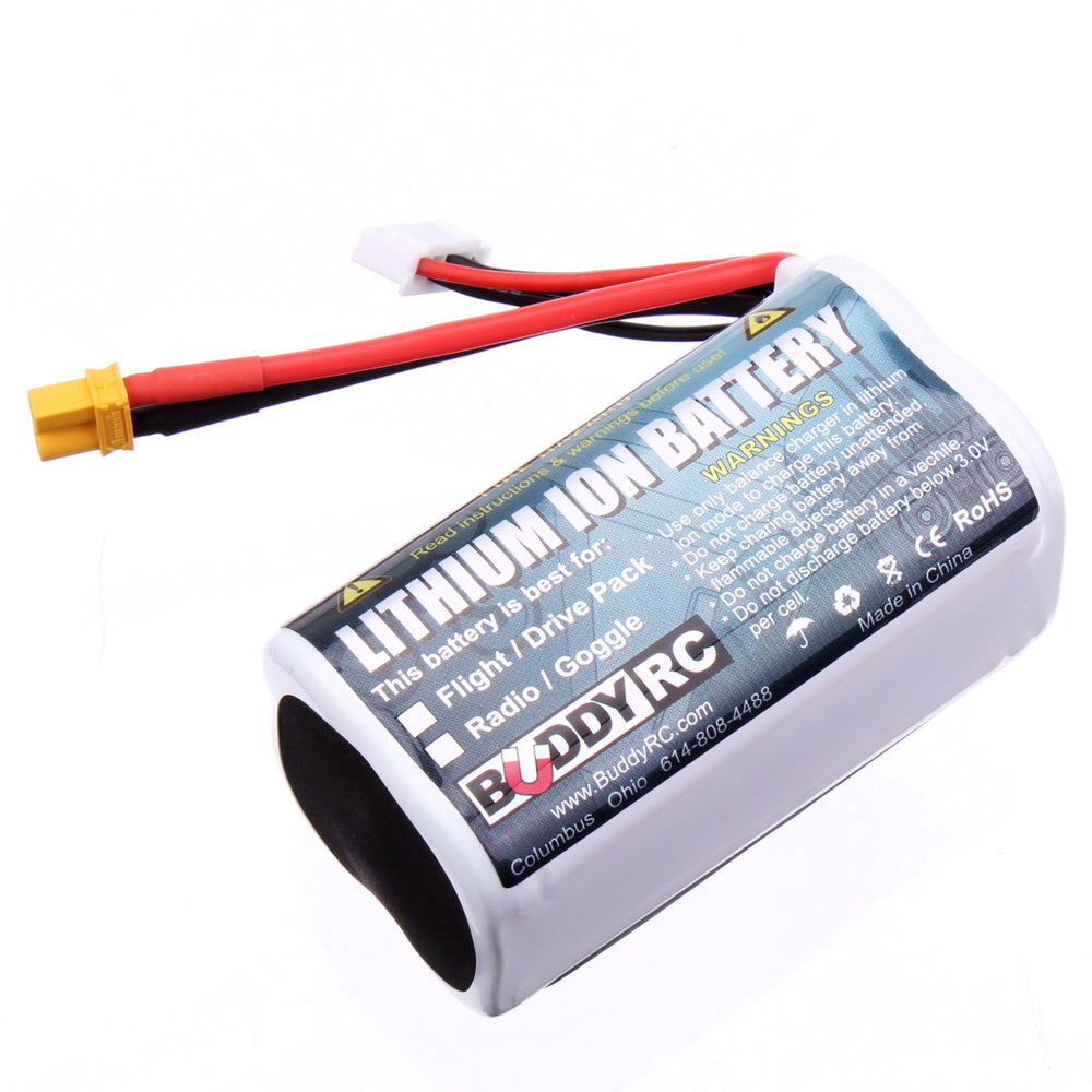 Buddy RC 2S2P 7.2V 5000mAh 10C 50A Lithium Ion Li-ion Battery Pack with XT30 Connector