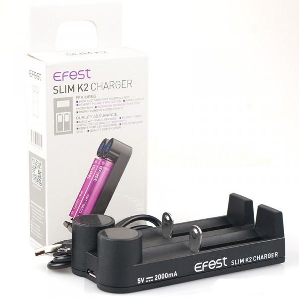efest vape battery chargers Efest Slim K2 Lithium ion Battery Charger