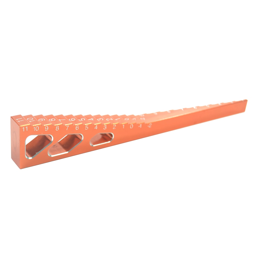 RC Cars Aluminium alloy 2 in 1 Ride Height & Droop Gauge BU Adjust Ruler