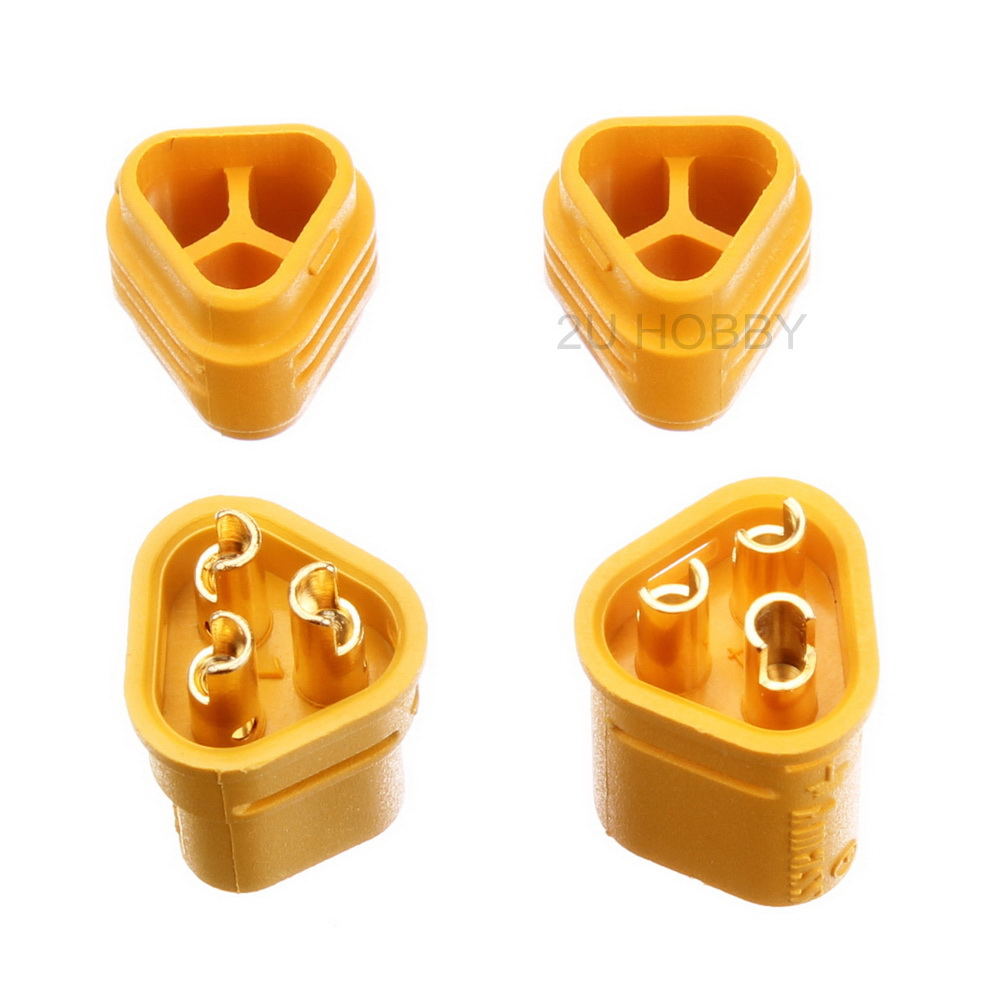 MT30 3 Pole Connector for ESCs & Motors by Amass A Pair - Buddy RC