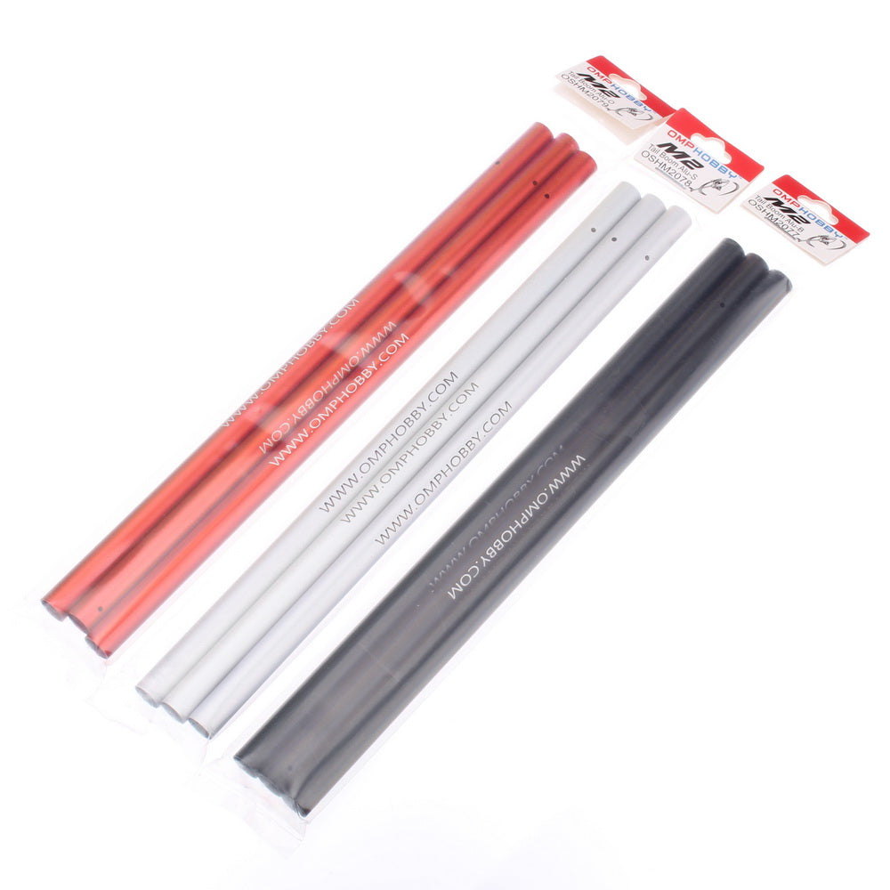 OMP Hobby M2 V1 Heli Aluminium Tail Boom Set OSHM2077 OSHM2078 OSHM207