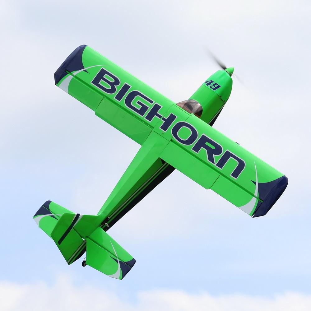 OMP Hobby BIGHORN 49" Pro Flap Version Receiver Ready Balsa Airplane - Ohio Model Planes