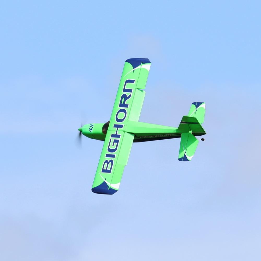 OMP Hobby BIGHORN 49" Pro Flap Version Receiver Ready Balsa Airplane - Ohio Model Planes