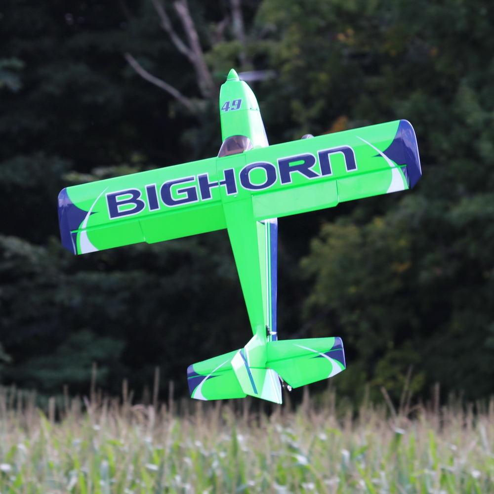 OMP Hobby BIGHORN 49" Pro Flap Version Receiver Ready Balsa Airplane - Ohio Model Planes