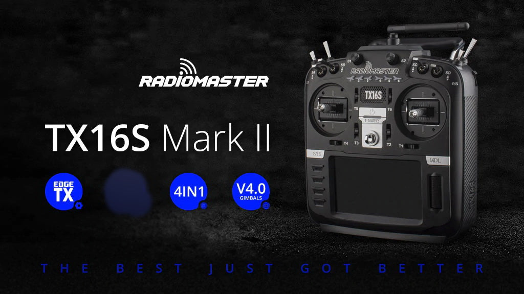 RadioMaster TX16S MK II OpenTX Radio Transmitter Transparent MCK Edition ELRS