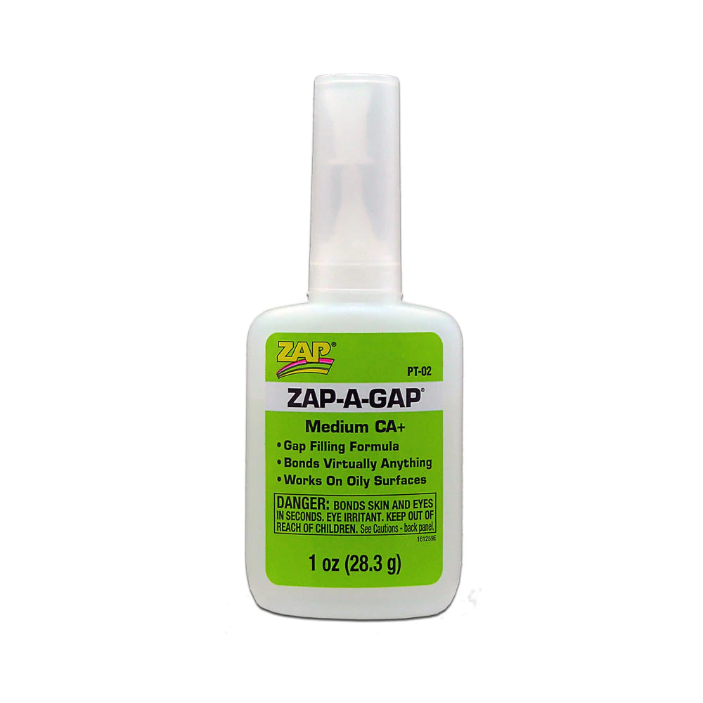 ZAP Zap-A-Gap Medium CA+ Glue Gap Filling Formula PT-02 1oz