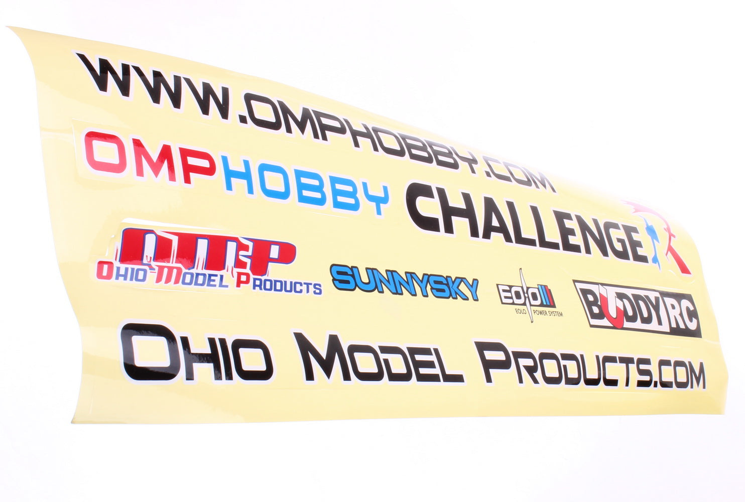 OMPHOBBY 49" Challenger Sticker Sheet