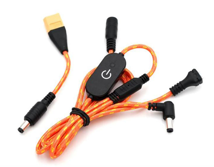 SYK Kable Battery Cable for DJI Fat Shark Goggles Orange