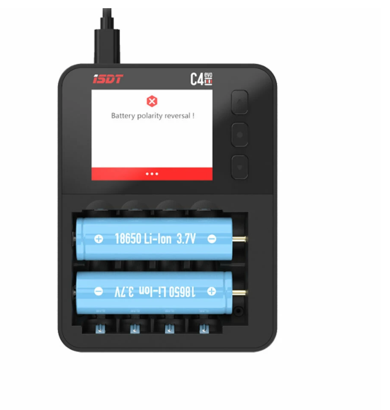 ISDT C4 EVO 36W 8A 6 Channels Smart Battery Charger With USB Output For 18650 26650 AA AAA Battery
