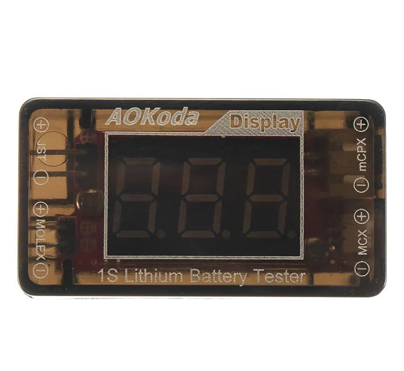 AOKoda AOK 4in1 1S Lithium Battery Tester Checker