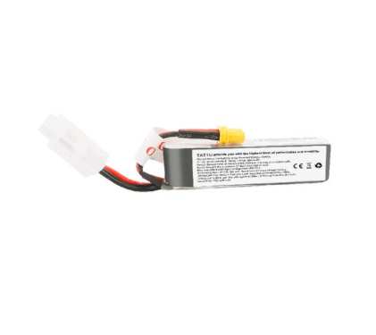 Tattu 450mAh 7.6V High Voltage 95C 2S1P Lipo Battery Pack With XT30 Plug - Long Pack