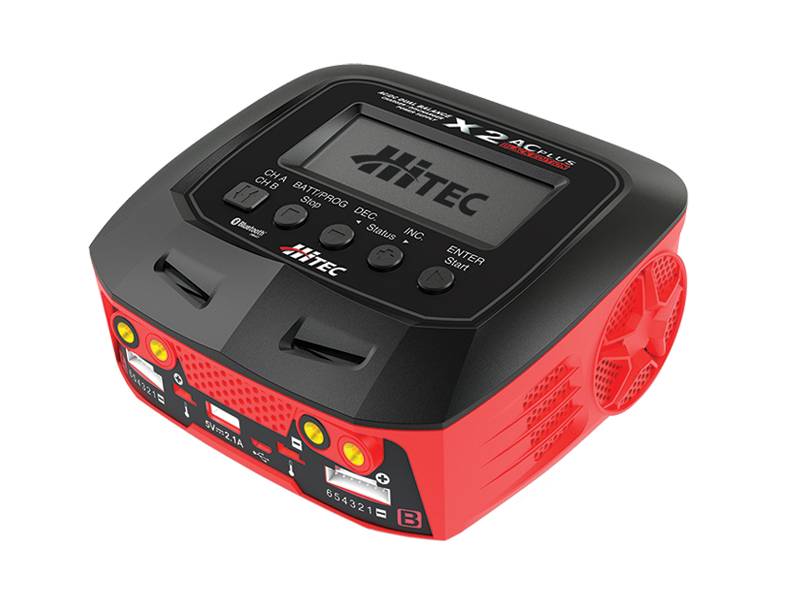 Hitec X2 AC Plus Black Edition 200W 10A 6S Battery Charger / Discharger