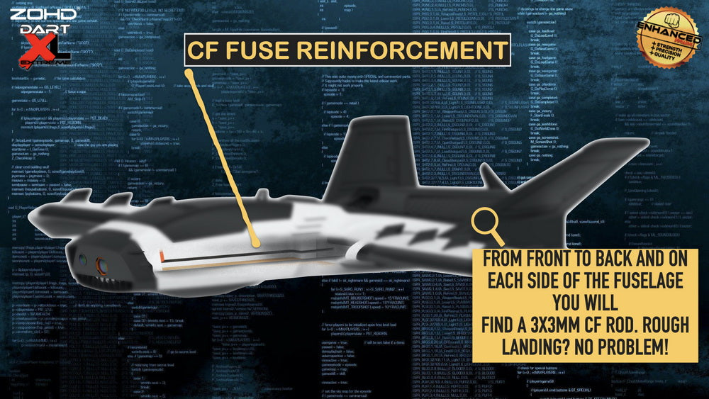 ZOHD Dart XL Extreme Enhanced Unassembled Kit