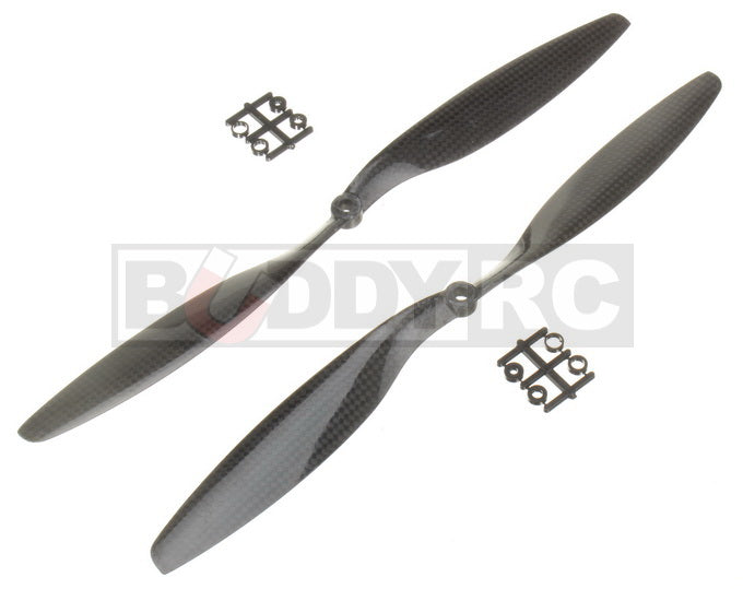 Carbon Fiber Electric 12X4.5 inch Props Normal and Reverse