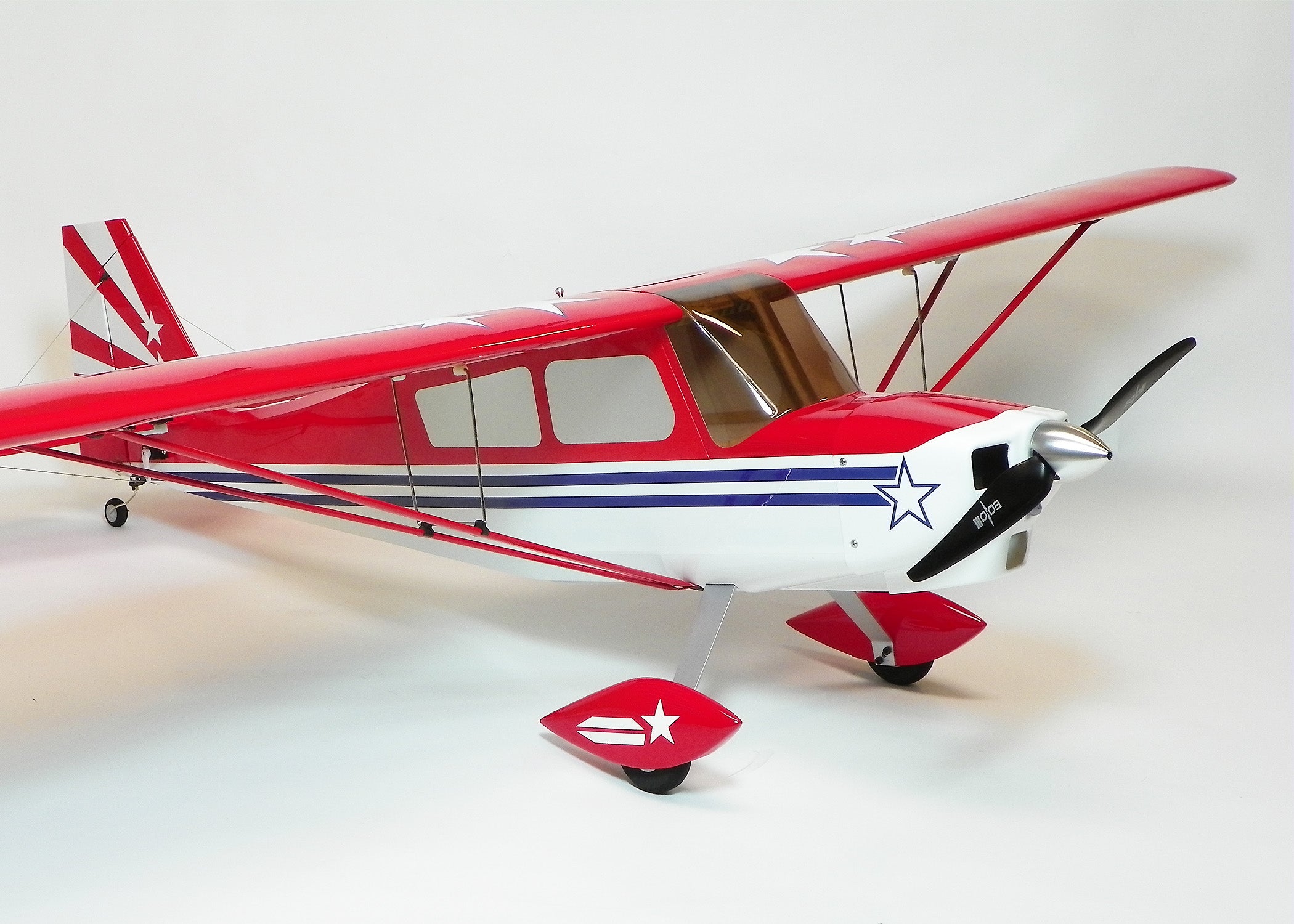 OMP Hobby Super Decathlon 55 Inch Balsa Airplane Receiver Ready