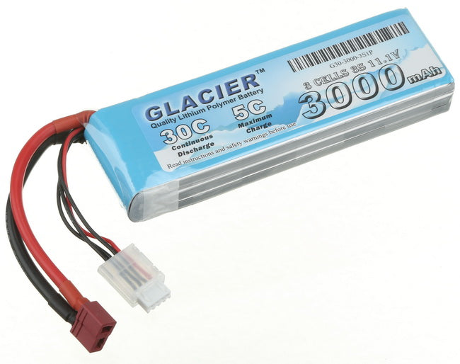 Glacier 30C 3000mAh 3S 11.1V LiPo Battery