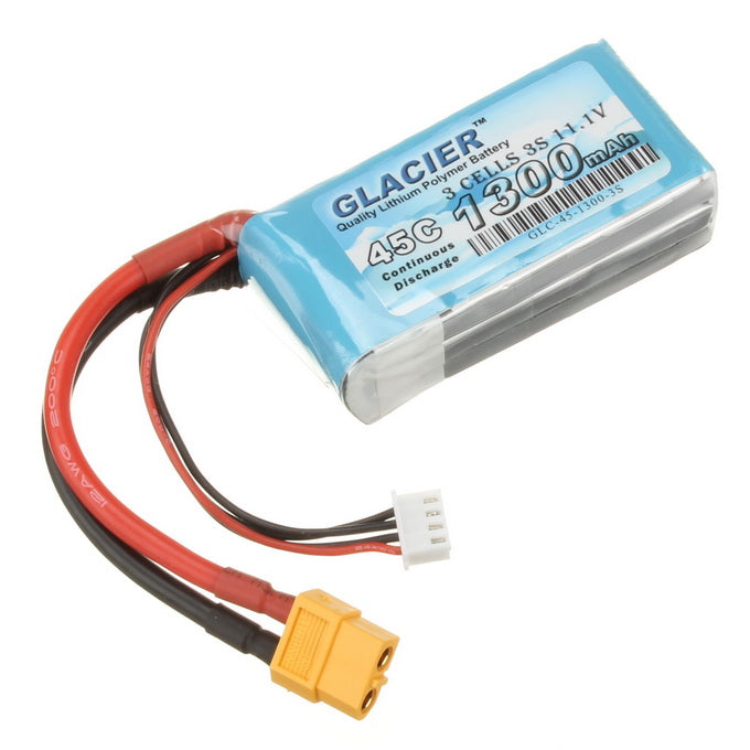 Glacier 45C 1300mAh 3S 11.1V LiPo Battery