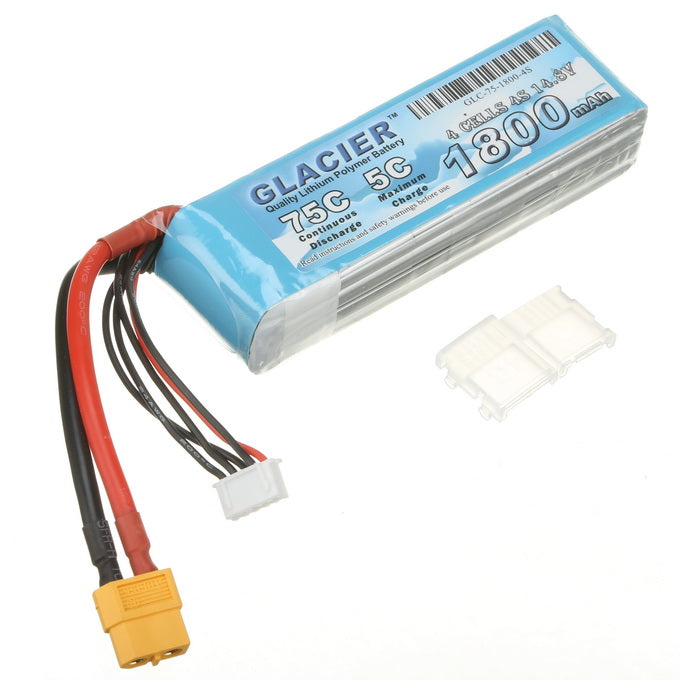 high quality r c lipo batteries Guide to Choosing for RC Vehicles Ready for more power Glacier 75C 1800mAh 4S 14.8V