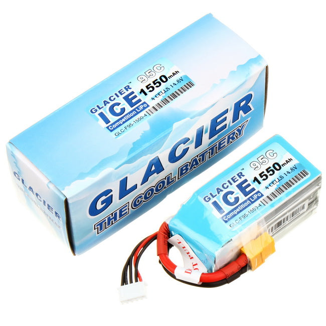Glacier ICE 95C 1550mAh 4S 14.8V LiPo Battery