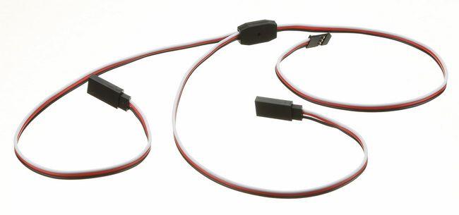 Futaba Compatible Servo Y Splitter Extension Cable 600mm