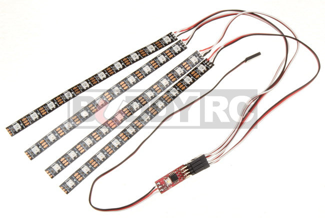 Buddy RC 5V Programmable LED Light Strips and Controller Combo