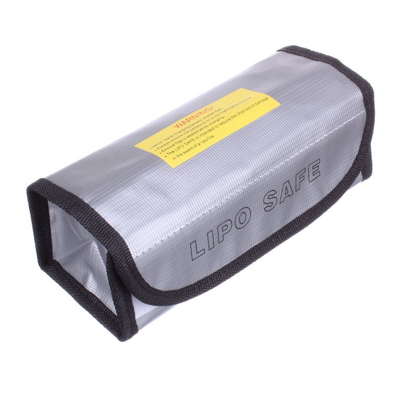 Fireproof Explosion proof Lipo Battery Safe Bag Lipo Battery Guard 185x75x60mm