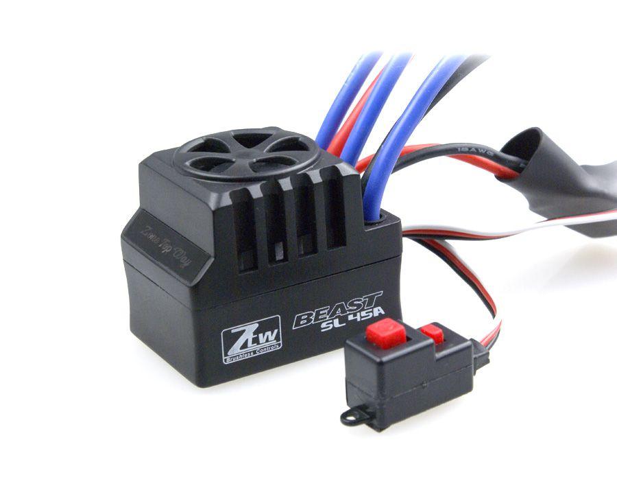 ZTW Beast SL 45A 1:10/1:12 Brushless Car ESC