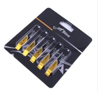 Tattu 220mAh 3.7V 45C 1S1P LiPo Battery Pack with Eflite Stock Ultra Micro Connector 5 pack