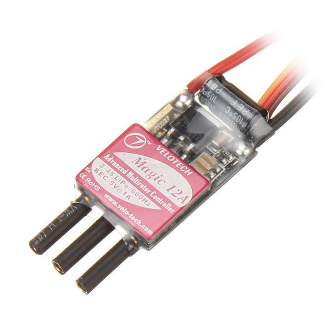 Velotech Magic Multirotor Speed Controller 12A with SimonK Program and Bullet Connectors OPTO