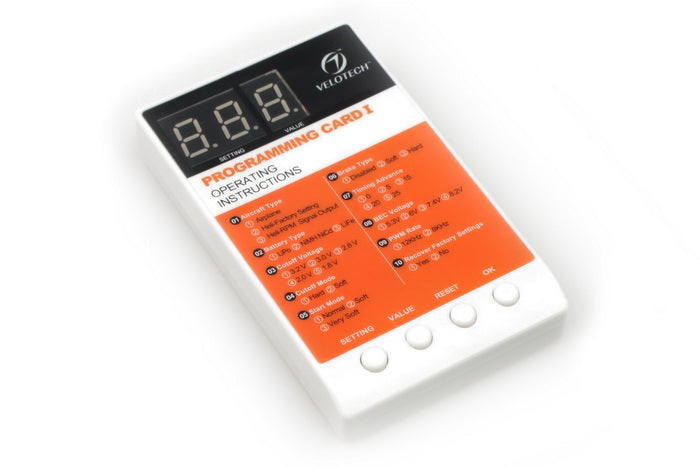 Velotech Programming Card for Swallow and Etium ESCs