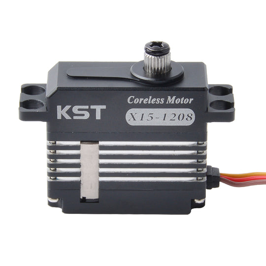 KST X15-1208 HV Digital Coreless Cyclic Servo 13.5Kg.cm 0.07sec for RC Helicopters