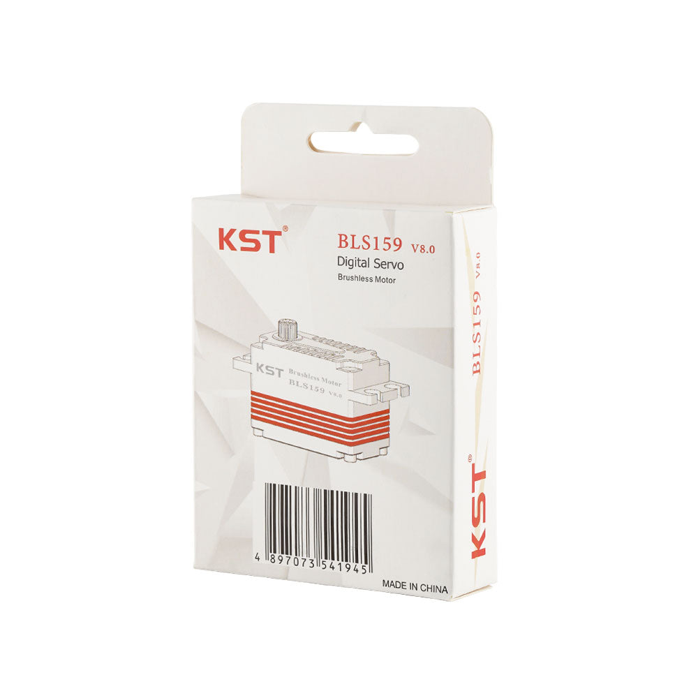 KST BLS159 V8.0 Low Profile Brushless HV Digital Servo 15kg.cm 0.11sec/60degree for RC Car Buggy