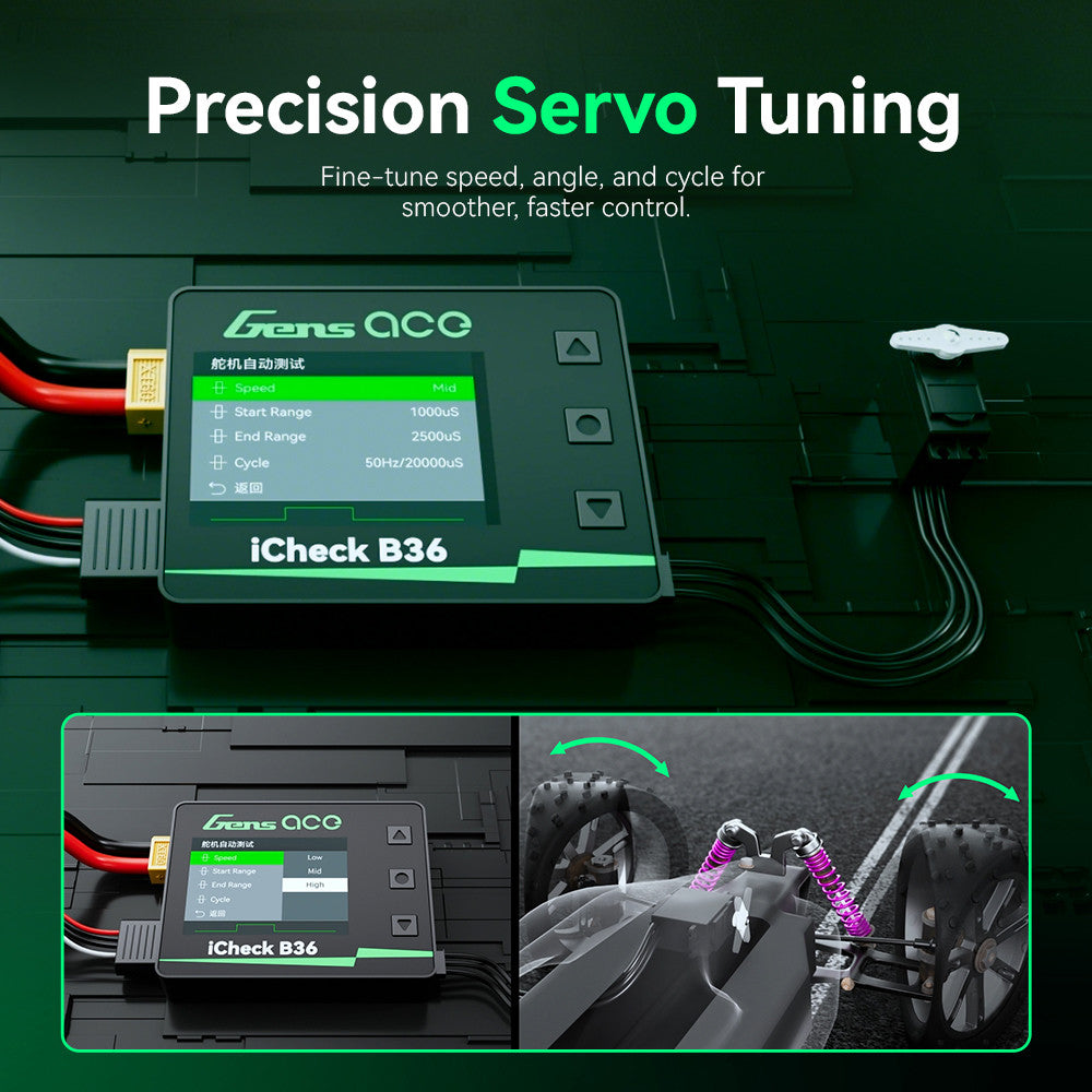 Gens Ace iCheck B36 | Smart RC Battery Checker