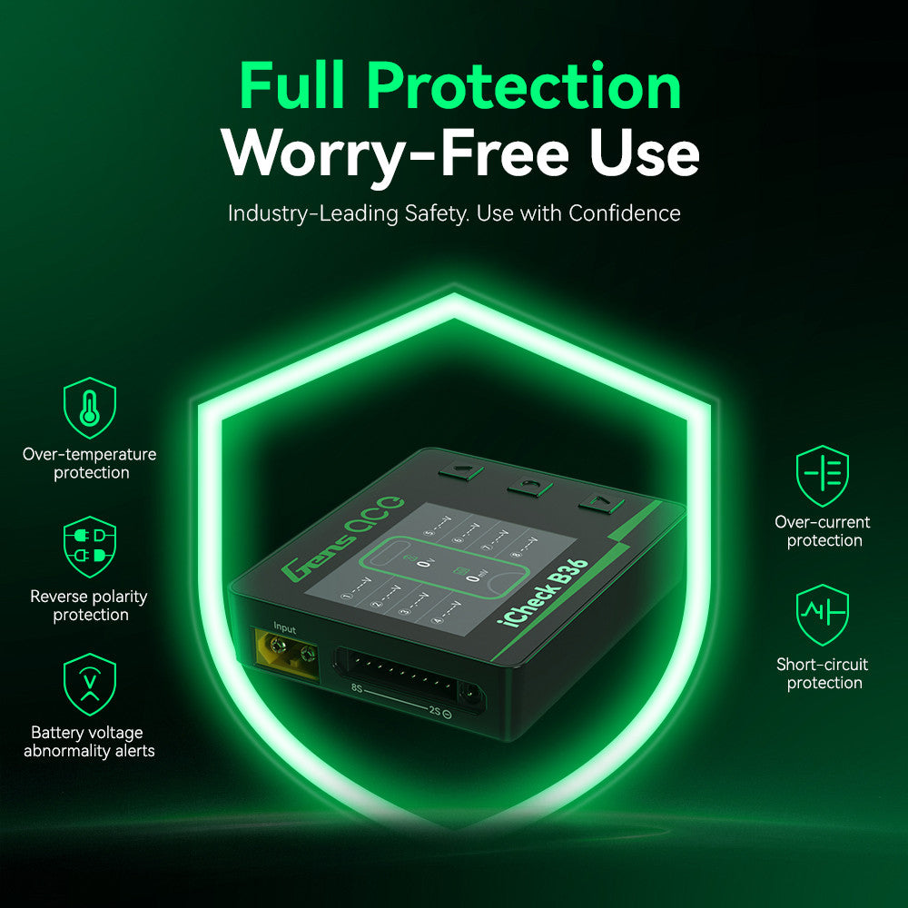 Gens Ace iCheck B36 | Smart RC Battery Checker