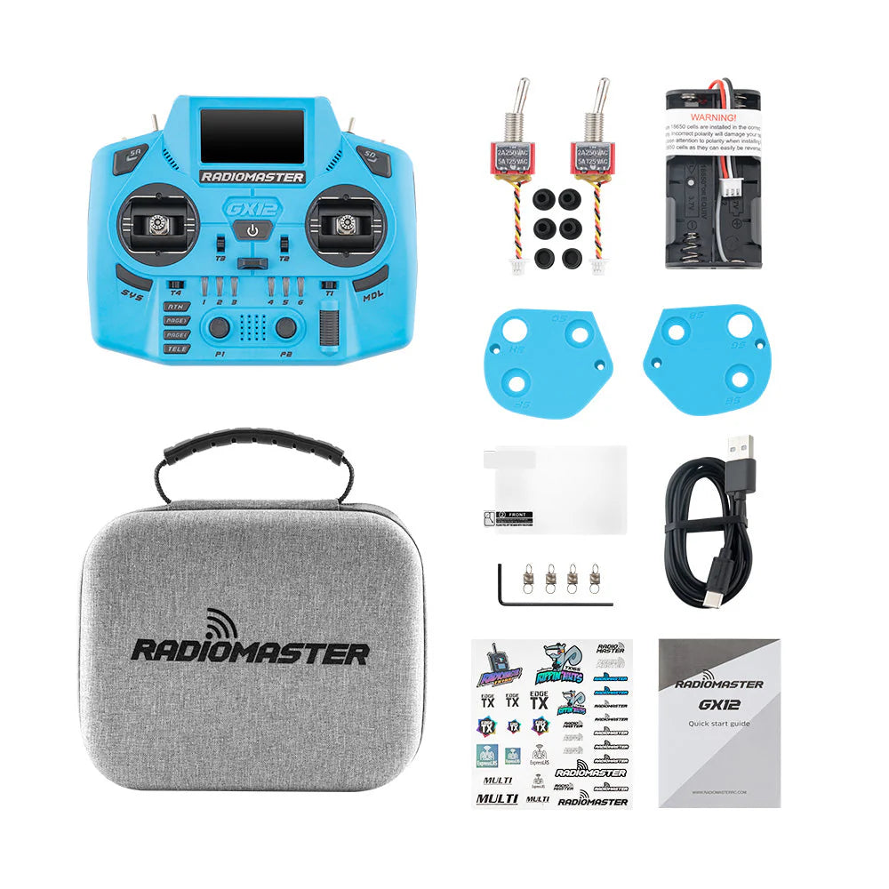 RadioMaster GX12 Dual-Band Gemini-X Radio Controller Color Version