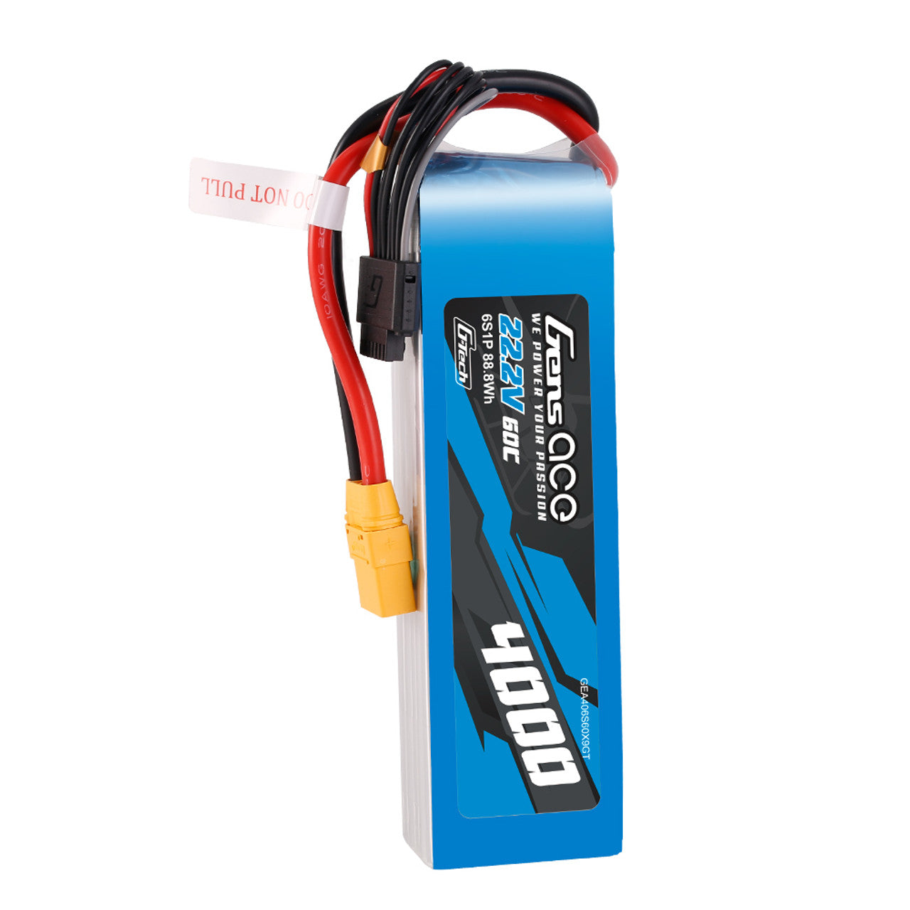 Gens Ace G-Tech 6S 4000mAh 60C 22.2V Lipo Battery With XT90 Plug