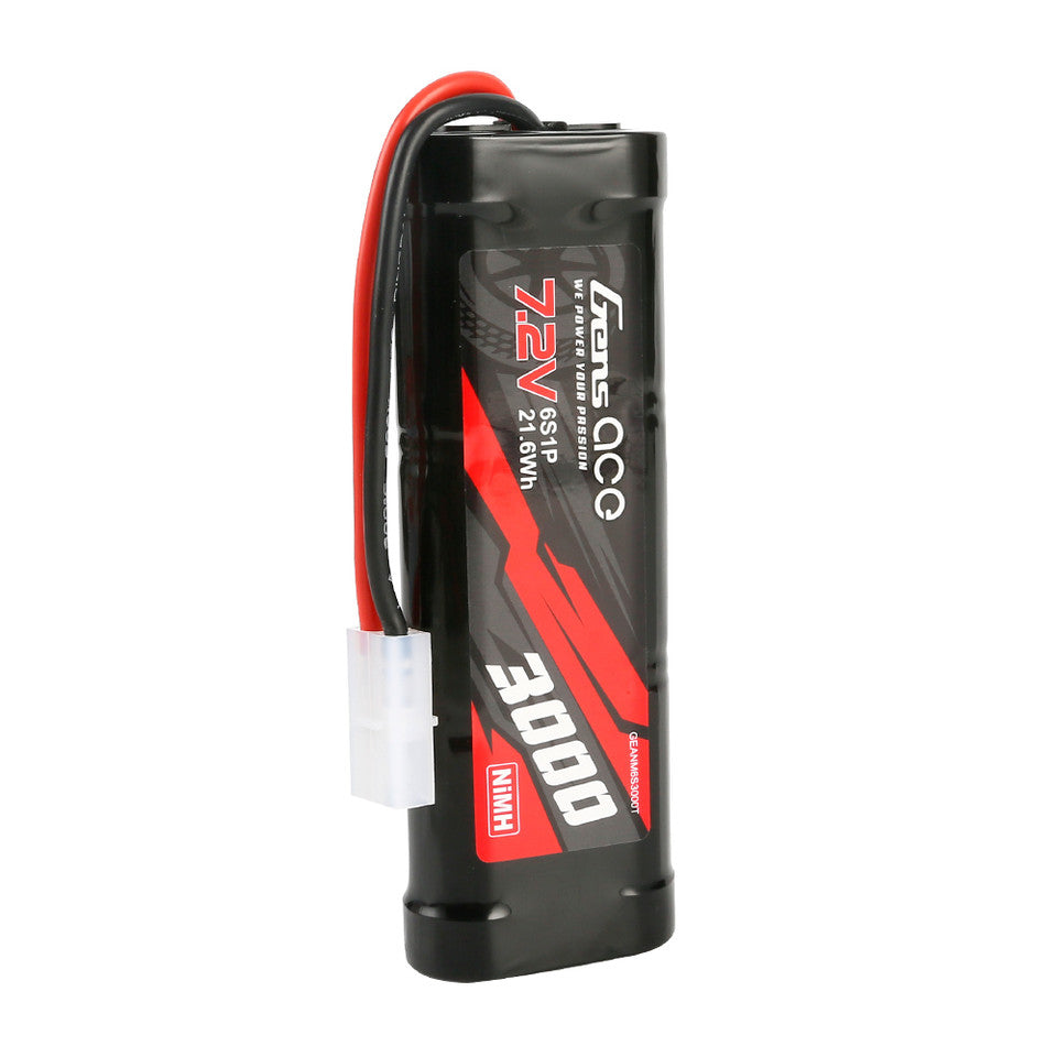 Gens ace 3000mAh 7.2V NIMH Battery with Tamiya Plug