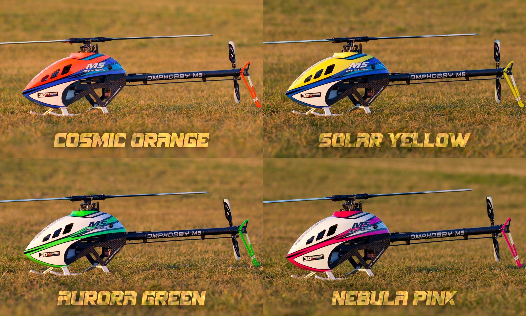 OMPHOBBY M5 RC Helicopter Frame Kit Only