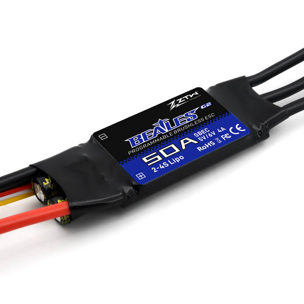 ZTW Beatles 50A SBEC G2 Series ESC for Airplanes