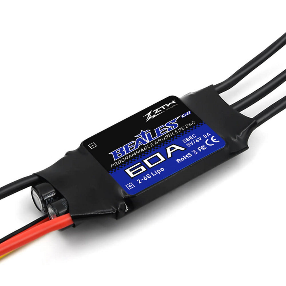ZTW Beatles 60A SBEC G2 Series ESC for Airplanes