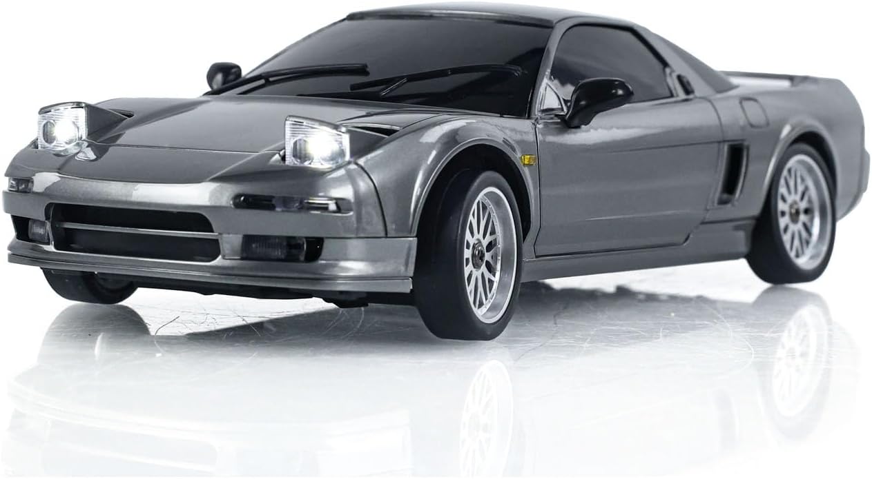 1/18 RWD RC Racing Drift Car Electric Vehicles Model Gyroscope LDRC LD1803 Light System Motor Servo ESC(Grey)