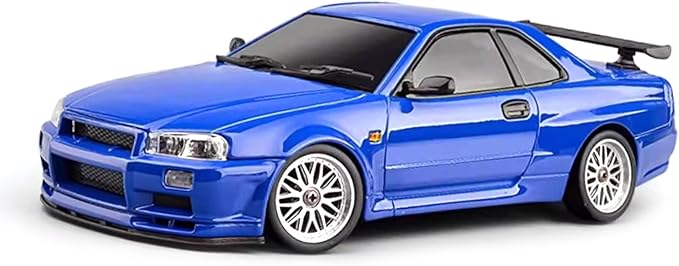 Blue LdRC A99 1/18 Rwd RC Car Drift Car Remote Control Racing Vehicles Model Lights