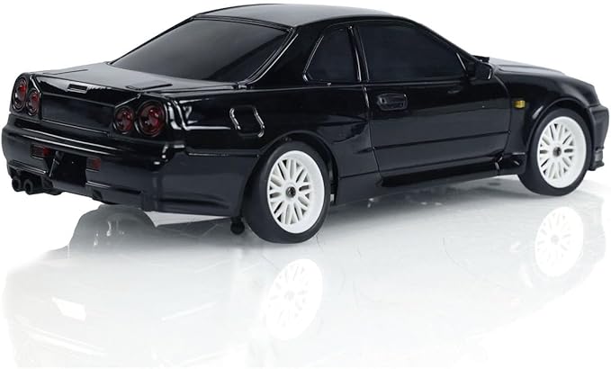 Black LdRC A99 1/18 Rwd RC Car Drift Car Remote Control Racing Vehicles Model Lights