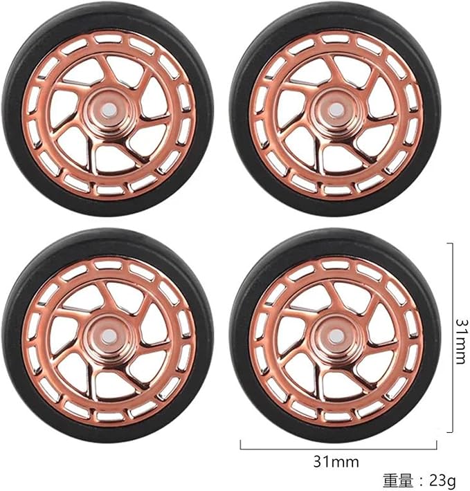LDRC Drift Copper Wheel and Tires
