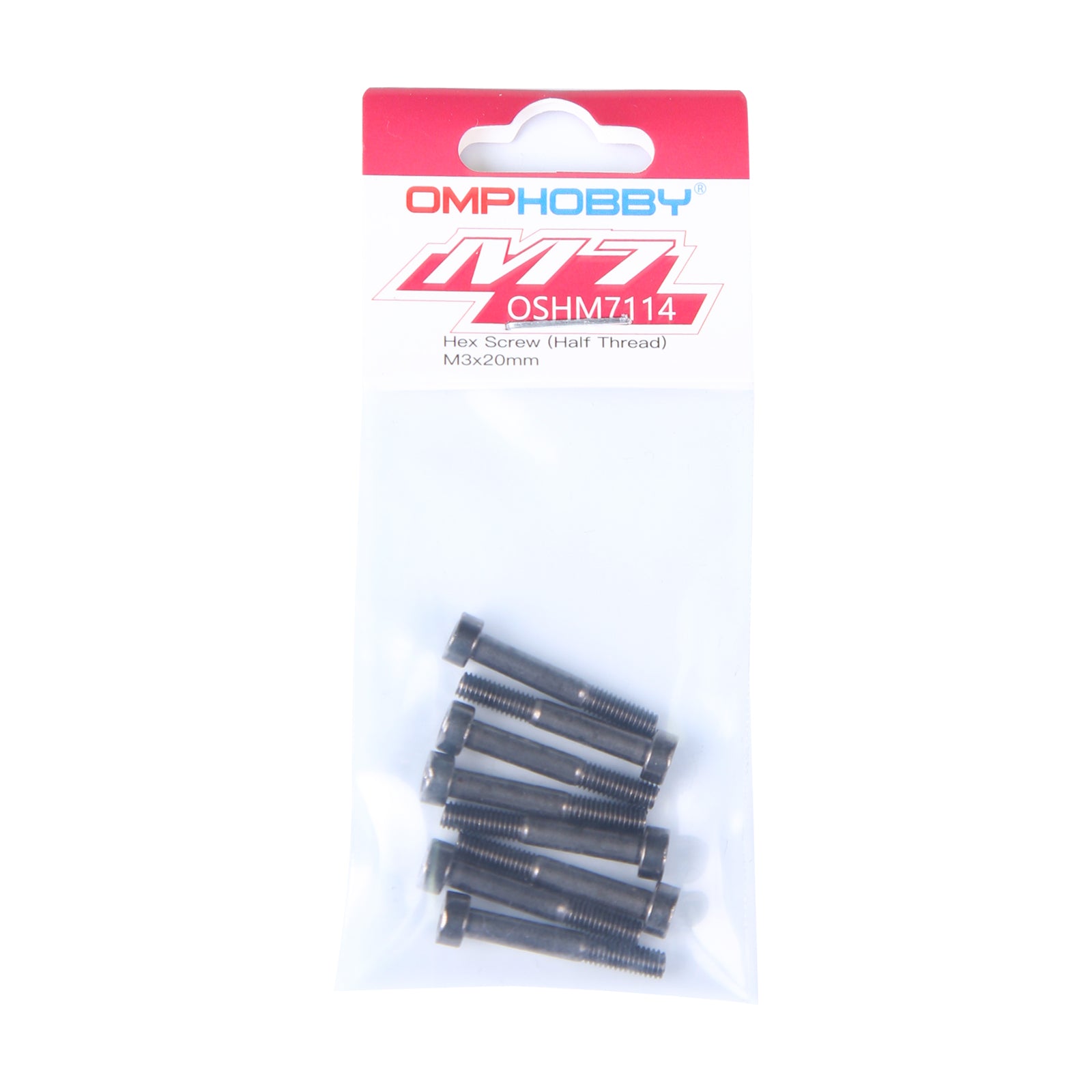 OMP HOBBY M5/M6/M7 Helicopter Parts Hex Screw (Half Thread) M3x20 OSHM