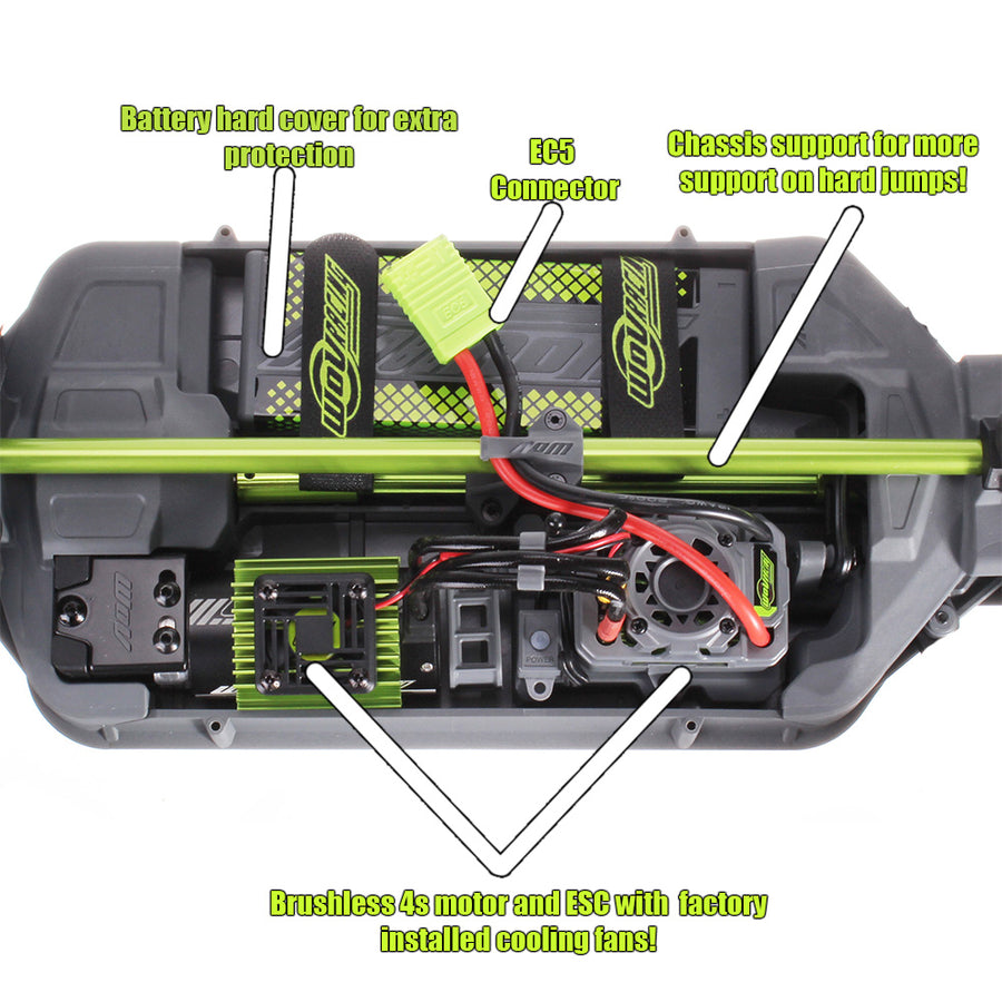 WOV Racing 1:9 scale R/C 4X4 Monster Truck