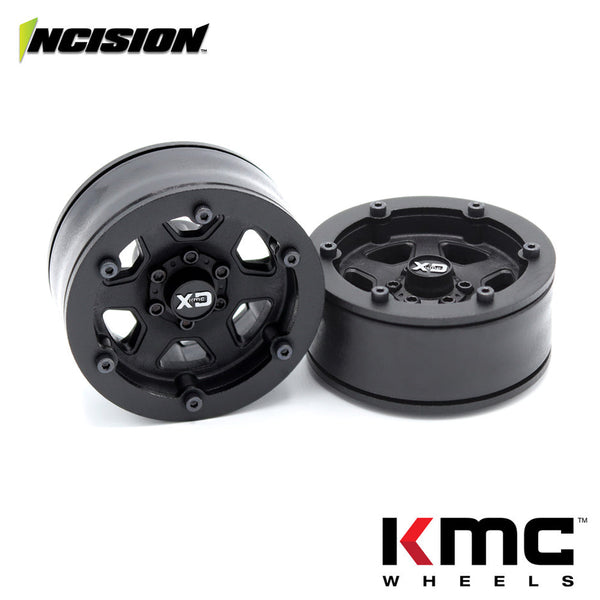 Incision 1.9 KMC KM233 Hex Molded Beadlock Wheel Set