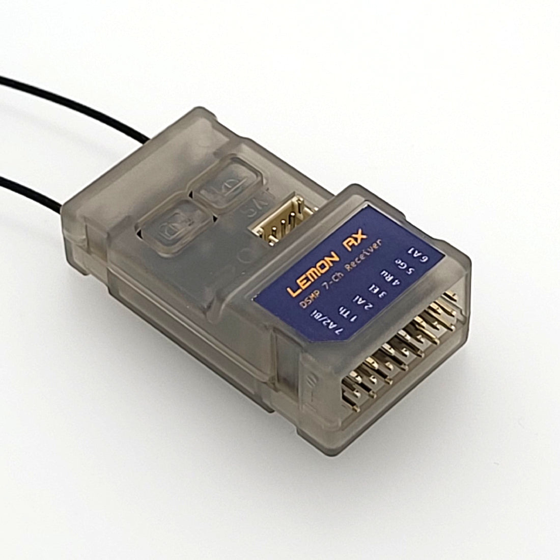Lemon Rx DSMP 7-Channel Receiver with Diversity Antenna DSMX DSM2 Compatible