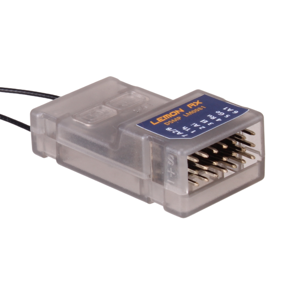 Lemon Rx DSMP 7-Channel Receiver with Diversity Antenna DSMX DSM2 Compatible